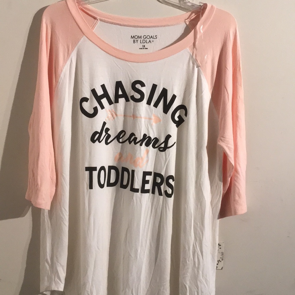 Mom Goals “ Chasing Dreams and Toddlers” shirt